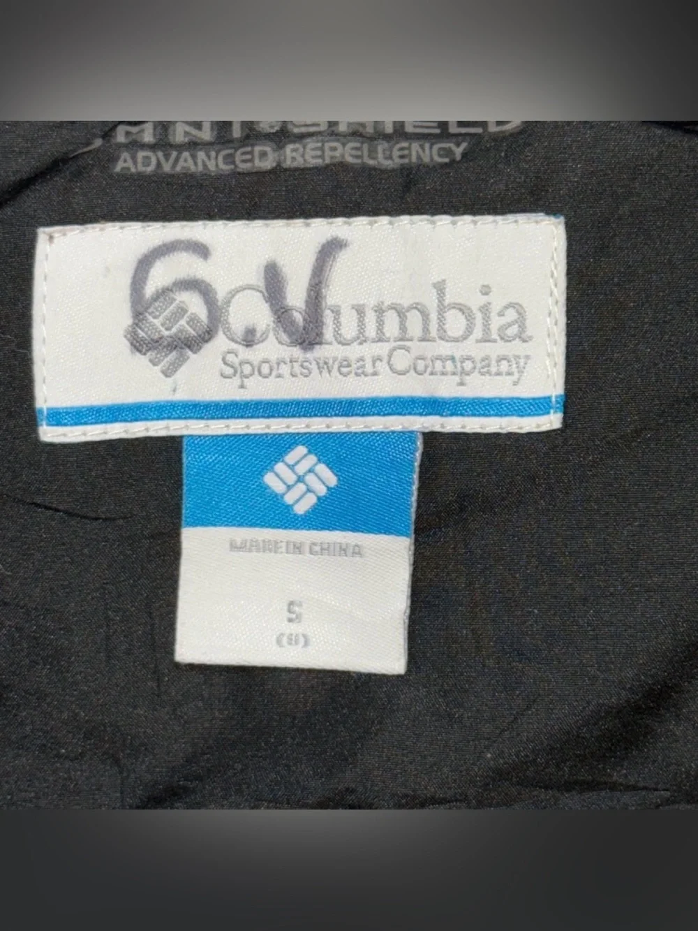 Columbia Black and Gray Quilted Puffer Vest